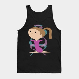 Cute Gymnast in Splits Tank Top